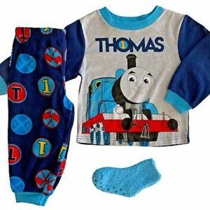Thomas the Train Toddler Boy Fleece Top & Bottoms Pajama Set